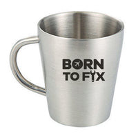 Thumbnail for Born To Fix Airplanes Designed Stainless Steel Coffee Mugs