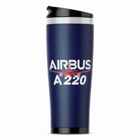 Thumbnail for Amazing Airbus A220 Designed Stainless Steel Travel Mugs