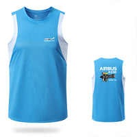 Thumbnail for Airbus A330 & Trent 700 Engine Designed Men Sleeveless T-shirt Quick Dry Vests