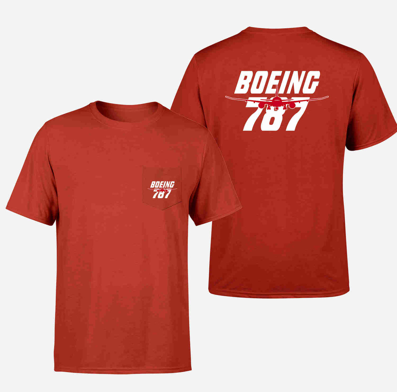 Amazing Boeing 787 Designed Pocket T-Shirts