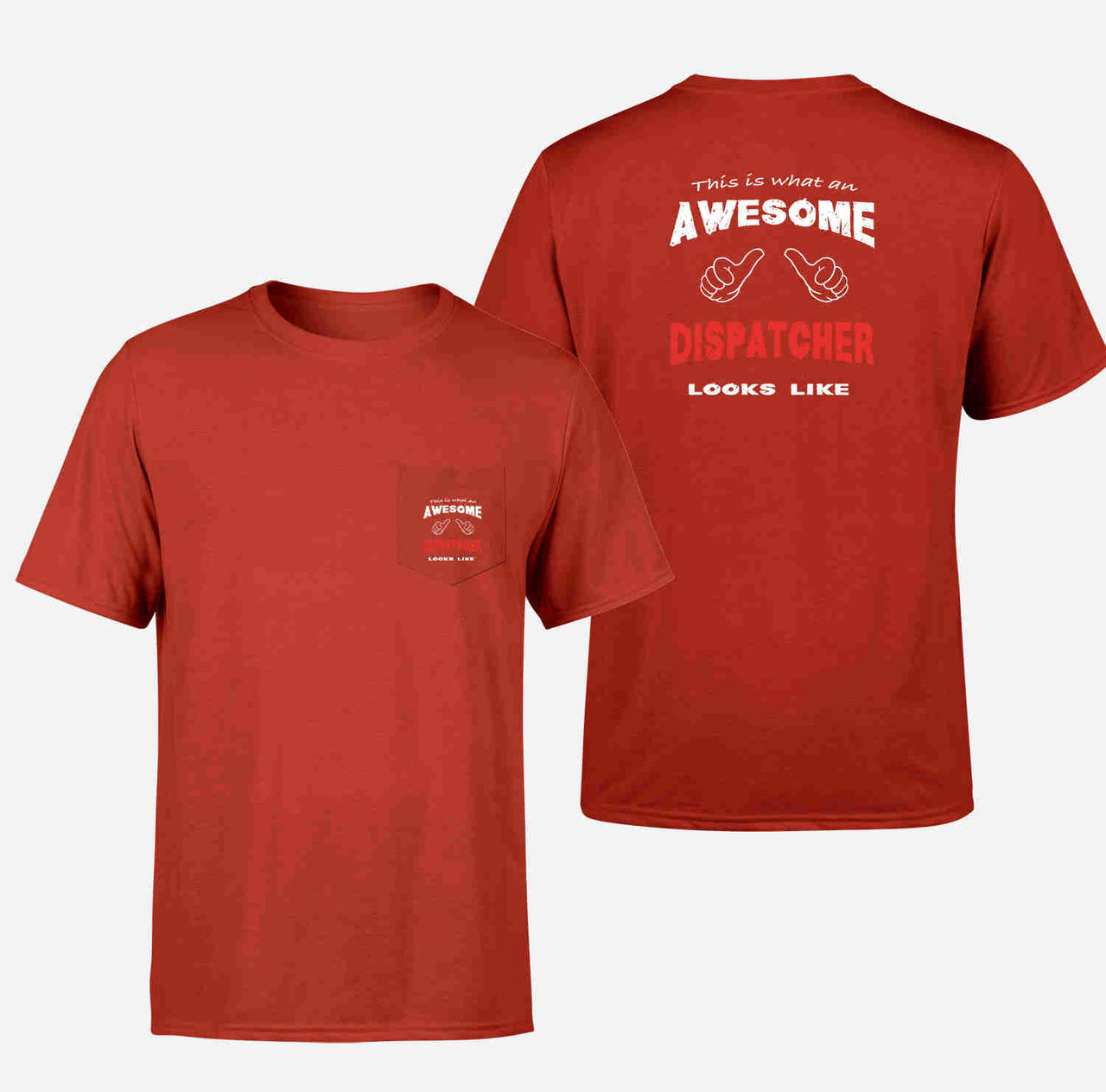 Dispatcher Designed Pocket T-Shirts