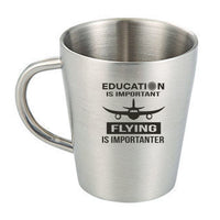 Thumbnail for Flying is Importanter Designed Stainless Steel Coffee Mugs