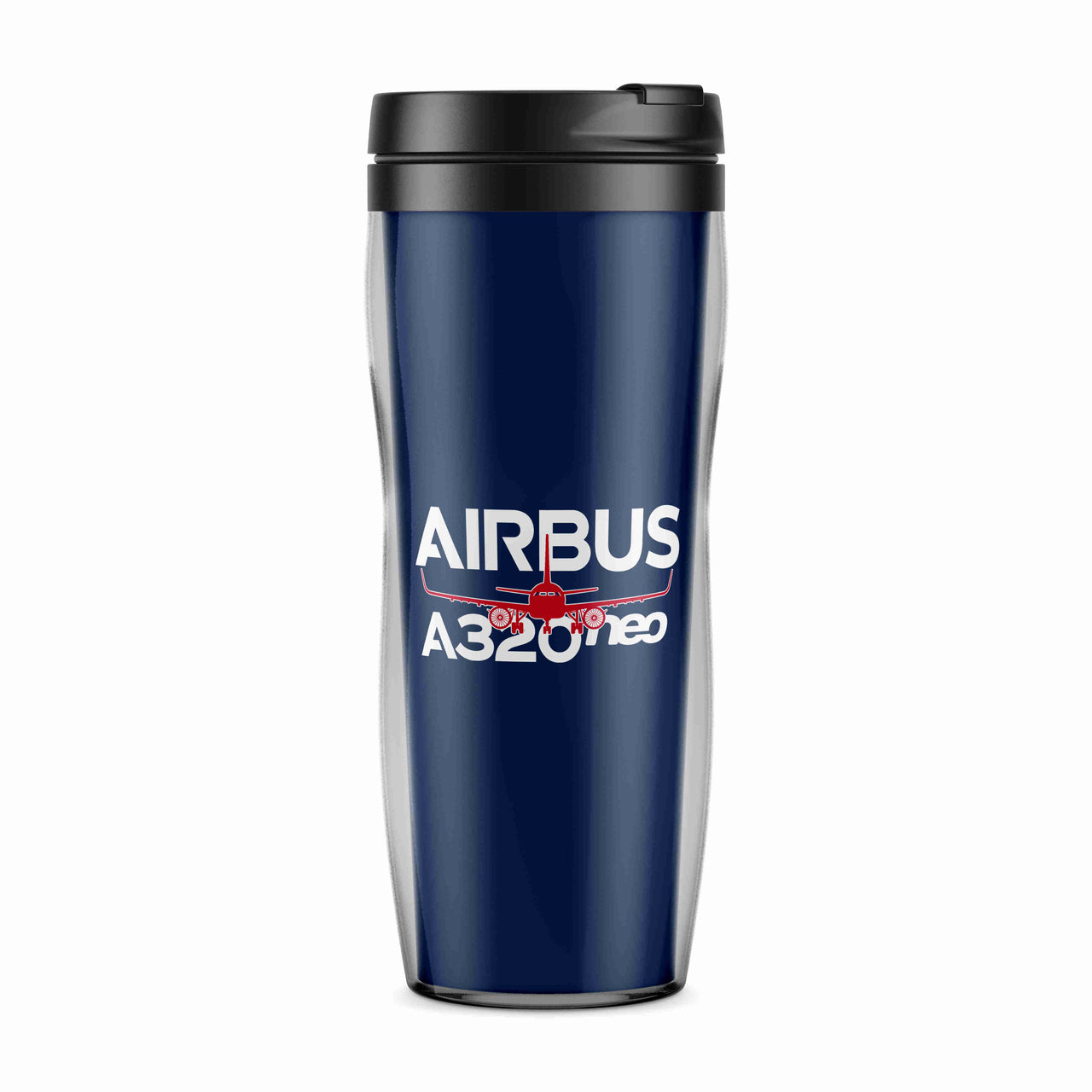 Amazing Airbus A320neo Designed Plastic Travel Mugs