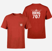 Thumbnail for Boeing 707 & Plane Designed Pocket T-Shirts