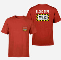 Thumbnail for Blood Type AVGAS Designed Pocket T-Shirts