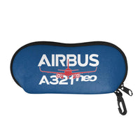 Thumbnail for Amazing Airbus A321neo Designed Glasses Bag