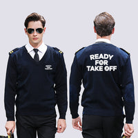 Thumbnail for Ready For Takeoff Designed Wool Pilot Sweaters