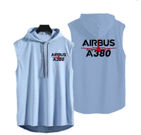 Thumbnail for Amazing Airbus A380 Designed Hooded Tank Tops