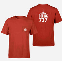 Thumbnail for Boeing 737 & Plane Designed Pocket T-Shirts