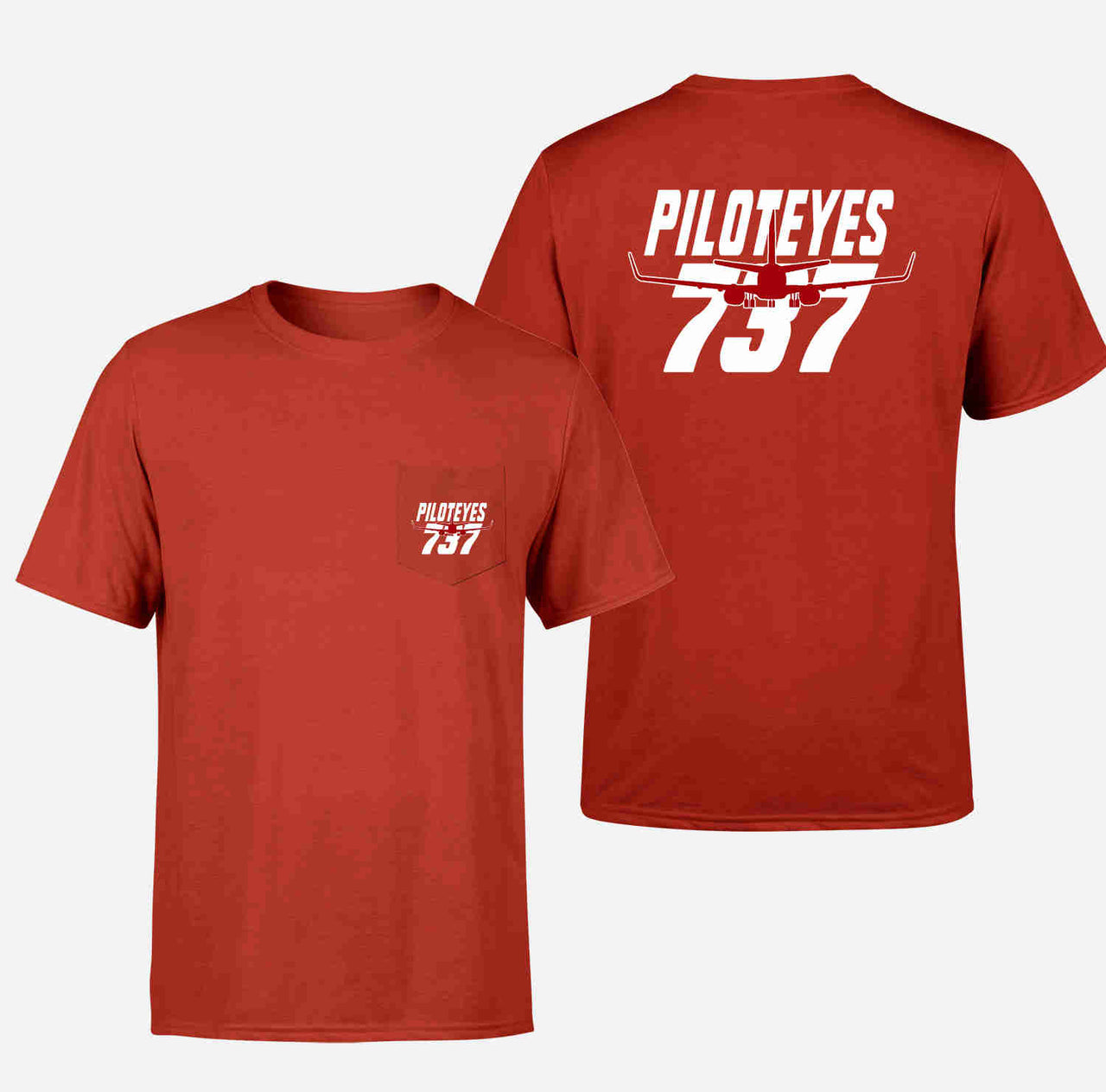 Amazing Piloteyes737 Designed Pocket T-Shirts