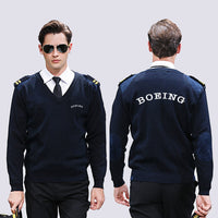 Thumbnail for Special BOEING Text Designed Wool Pilot Sweaters