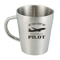 Thumbnail for Get High Every Day Sleep With A Pilot Designed Stainless Steel Coffee Mugs