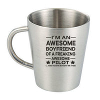 Thumbnail for I am an Awesome Boyfriend Designed Stainless Steel Coffee Mugs