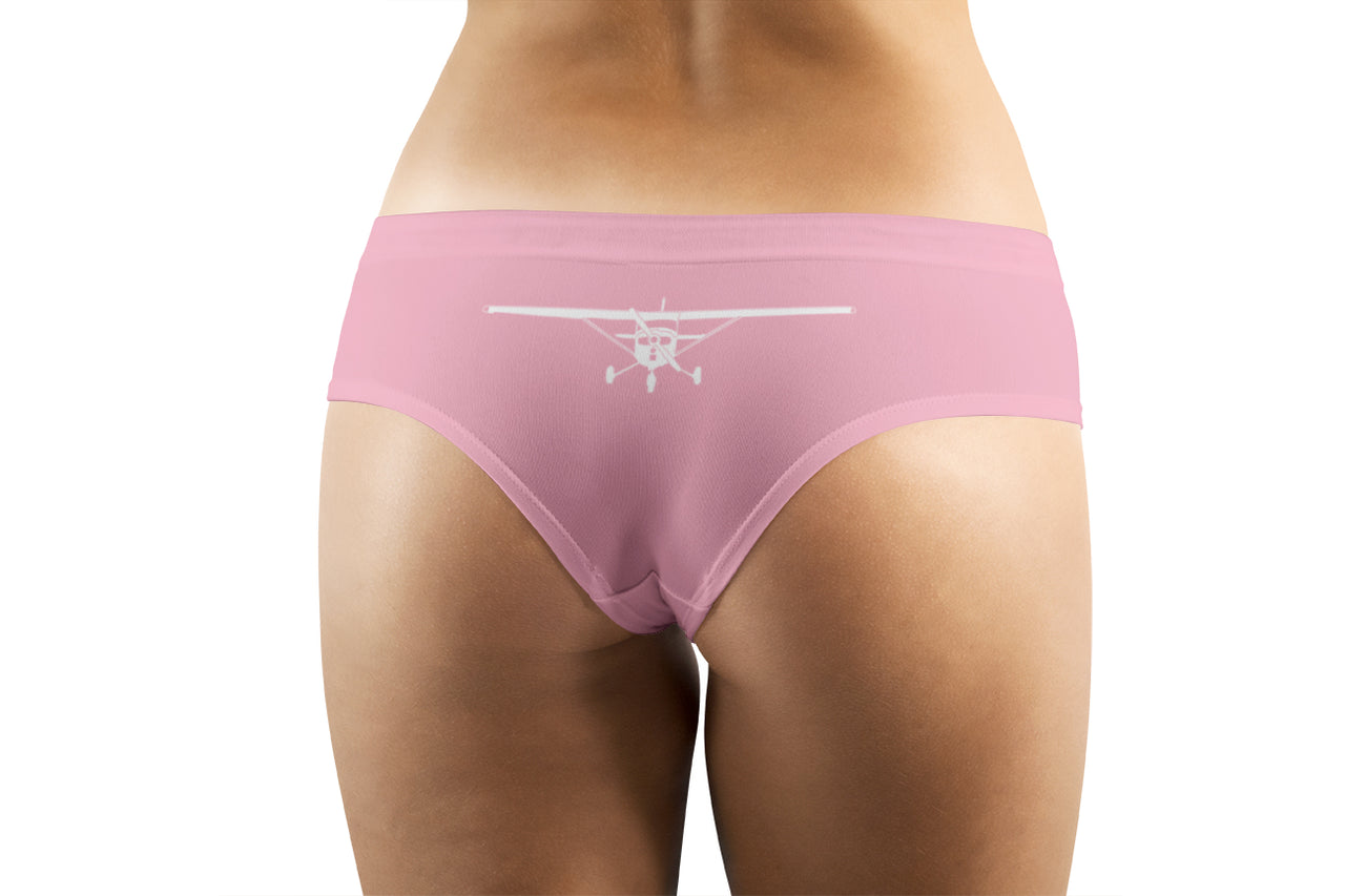 Cessna 172 Silhouette Designed Women Panties & Shorts