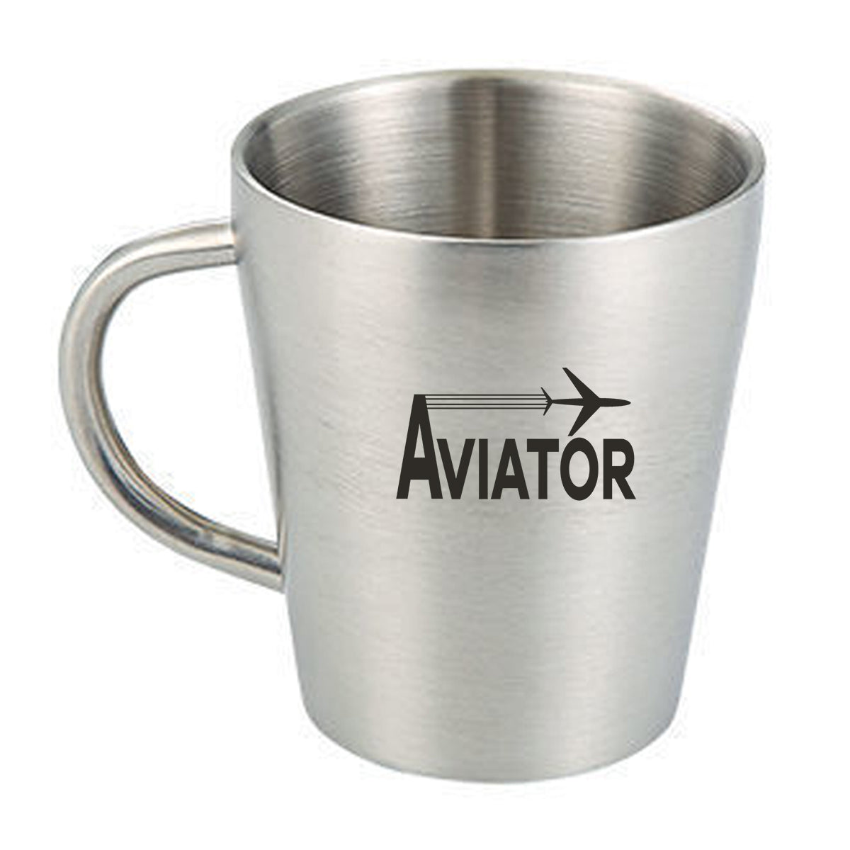 Aviator Designed Stainless Steel Coffee Mugs