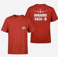 Thumbnail for Bombardier Dash-8 & Plane Designed Pocket T-Shirts