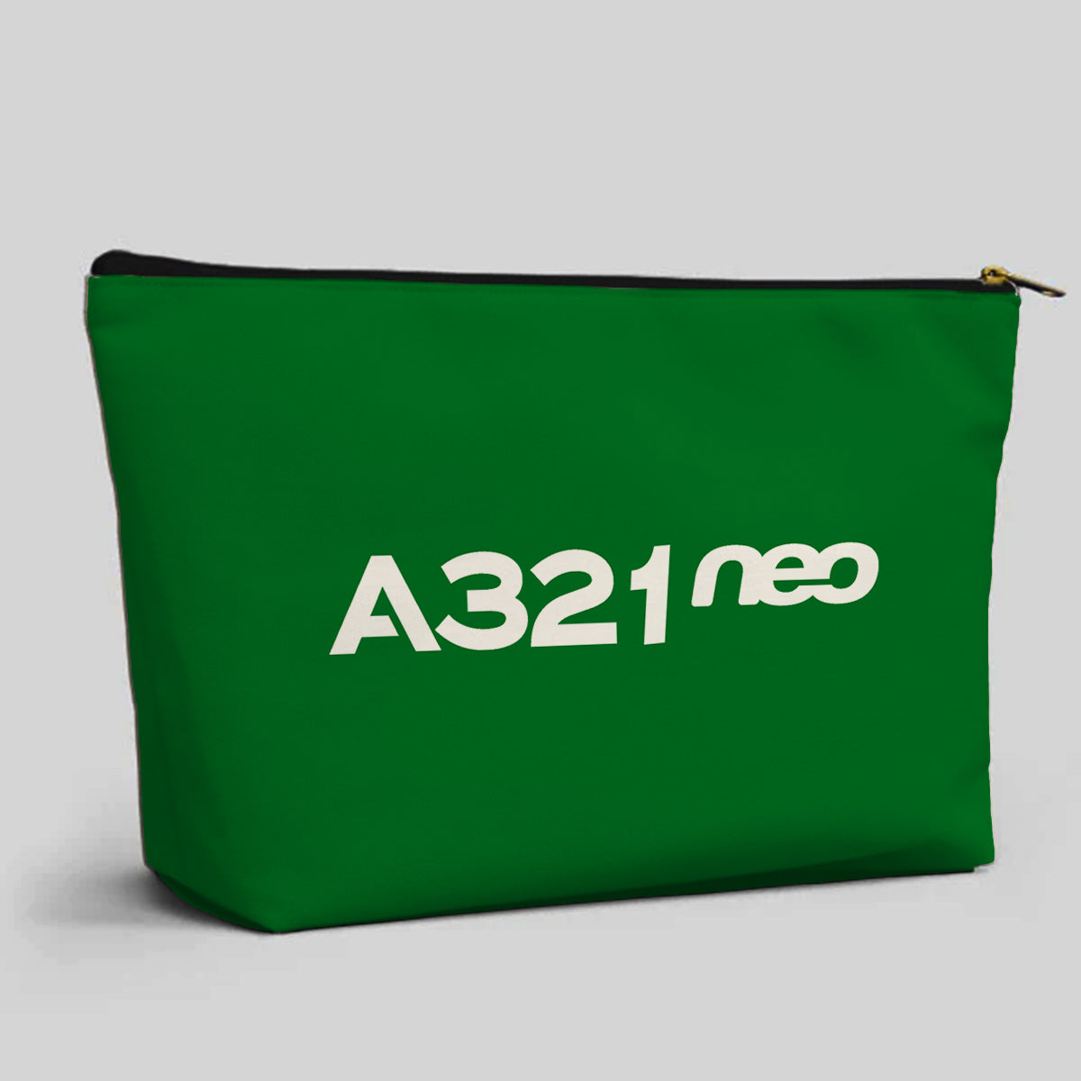 A321neo & Text Designed Zipper Pouch