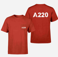 Thumbnail for A220 Flat Text Designed Pocket T-Shirts