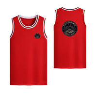 Thumbnail for Fighting Falcon F16 - Death From Above Designed Basketball Style Sports Tank Tops