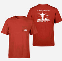 Thumbnail for Air Traffic Controllers - We Rule The Sky Designed Pocket T-Shirts