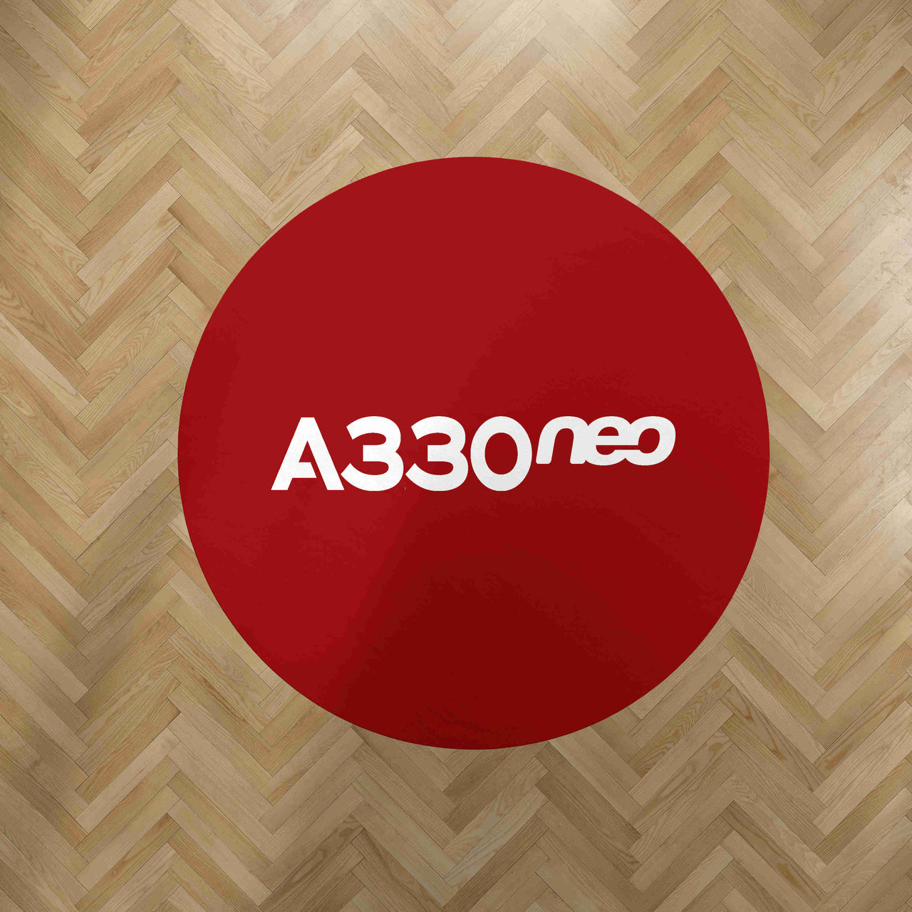 A330neo & Text Designed Carpet & Floor Mats (Round)