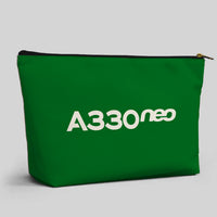 Thumbnail for A330neo & Text Designed Zipper Pouch