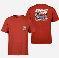 Thumbnail for Boeing 747 & PW4000-94 Engine Designed Pocket T-Shirts