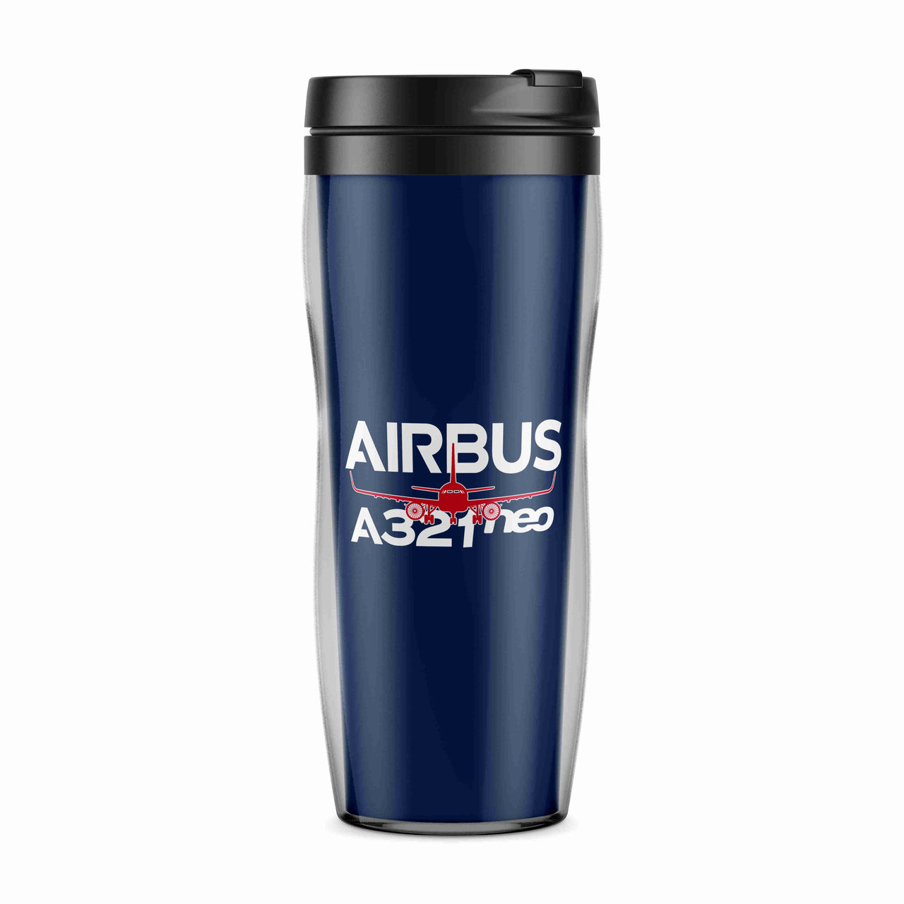 Amazing Airbus A321neo Designed Plastic Travel Mugs