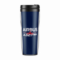 Thumbnail for Amazing Airbus A321neo Designed Plastic Travel Mugs