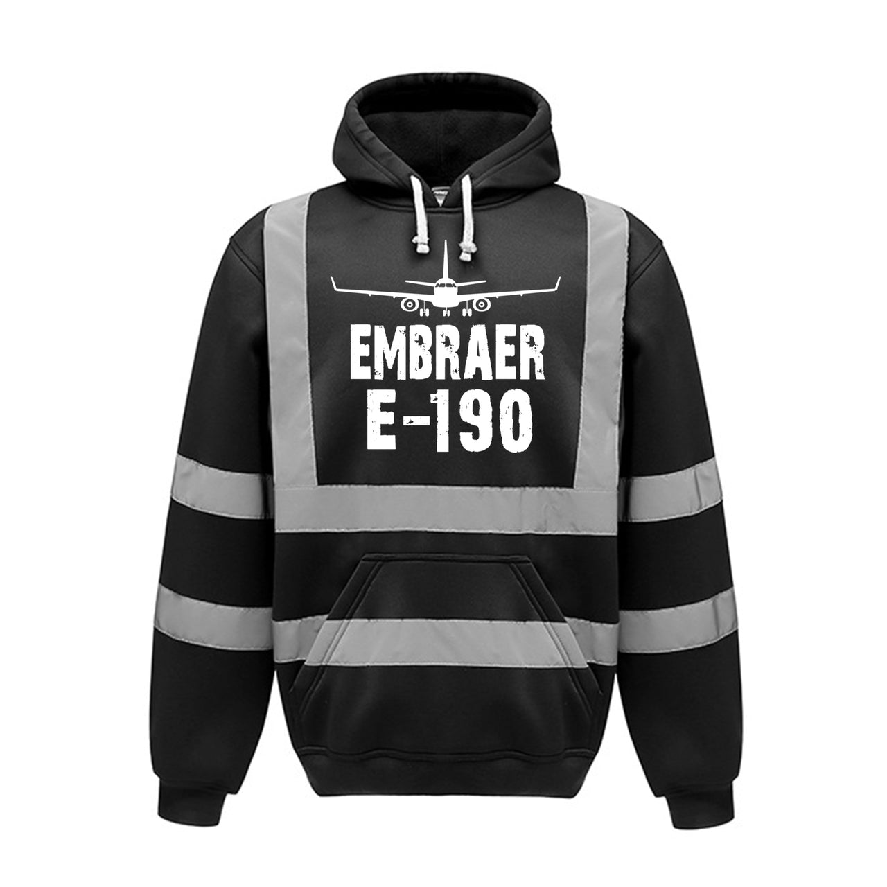 Embraer E-190 & Plane Designed Reflective Hoodies