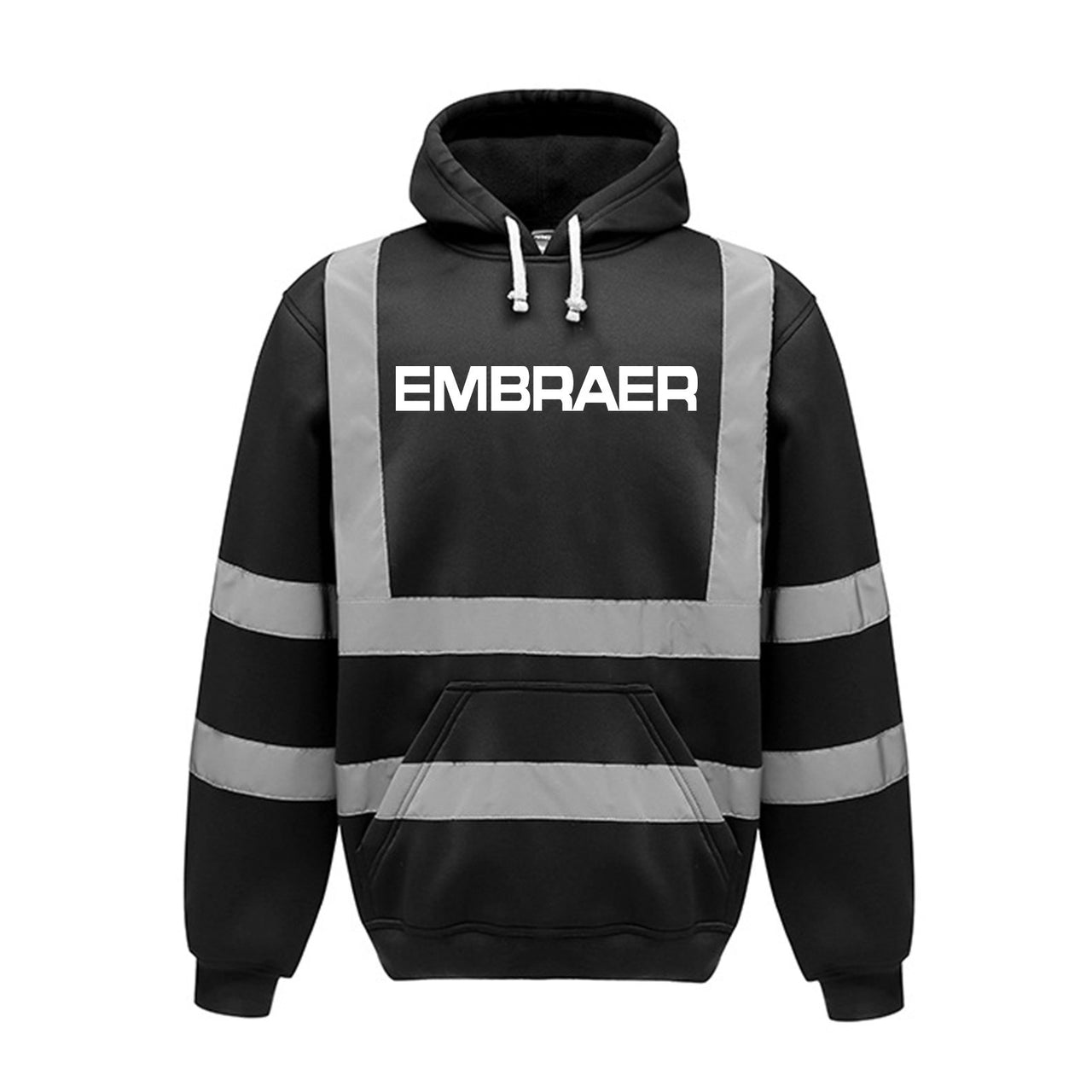 Embraer & Text Designed Reflective Hoodies