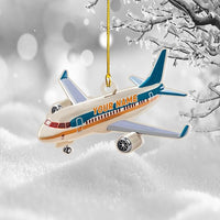 Thumbnail for Personalized Airplane Ornaments for Christmas Tree