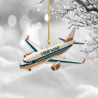 Thumbnail for Personalized Airplane Ornaments for Christmas Tree