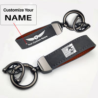 Thumbnail for Husband & Dad & Aircraft Mechanic & Legend Design Horseshoe Buckle Key Chains