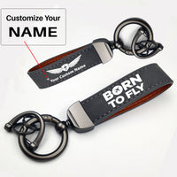 Thumbnail for Born To Fly Special Design Horseshoe Buckle Key Chains