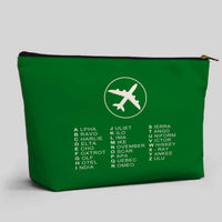 Thumbnail for Aviation Alphabet 2 Designed Zipper Pouch