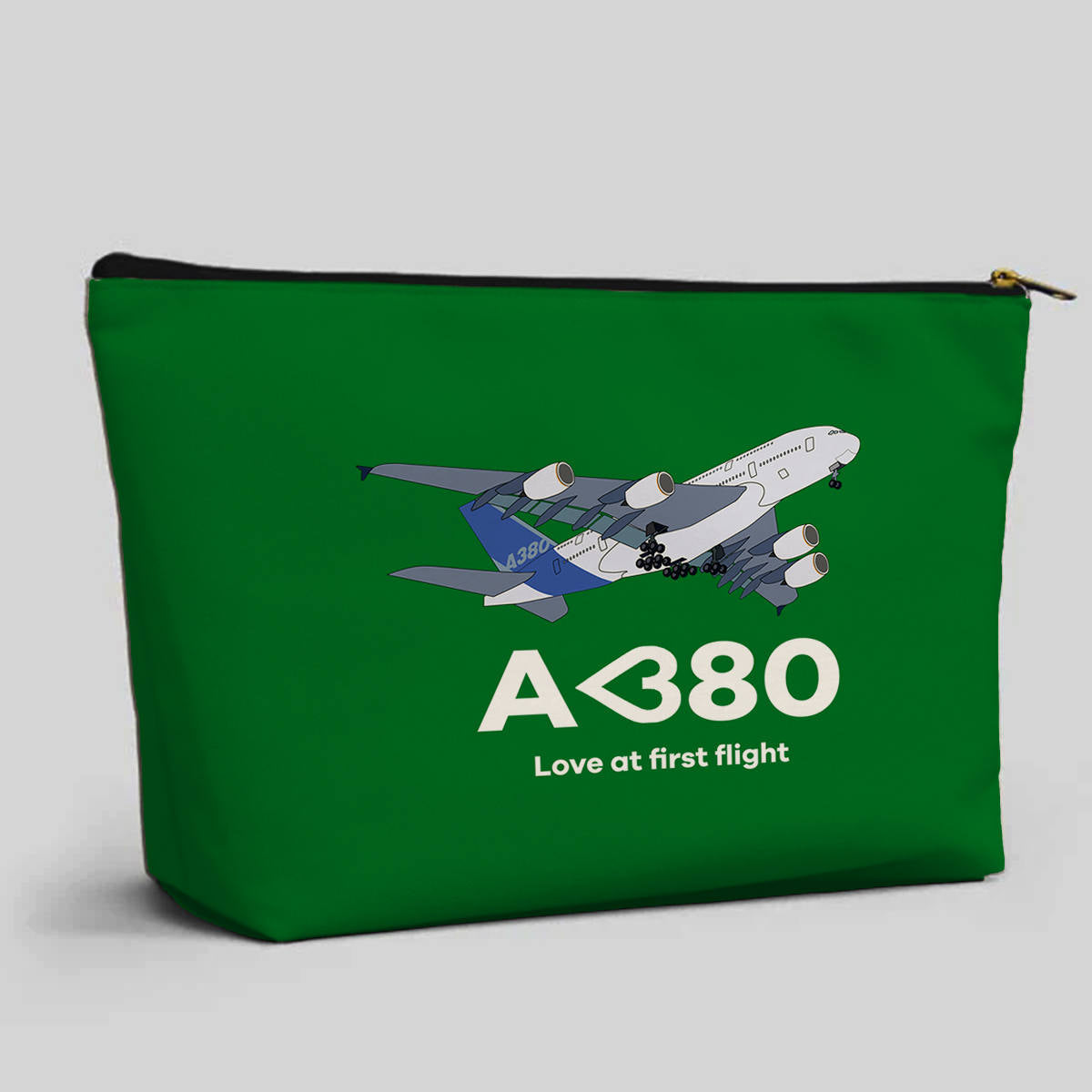 Airbus A380 Love at first flight Designed Zipper Pouch