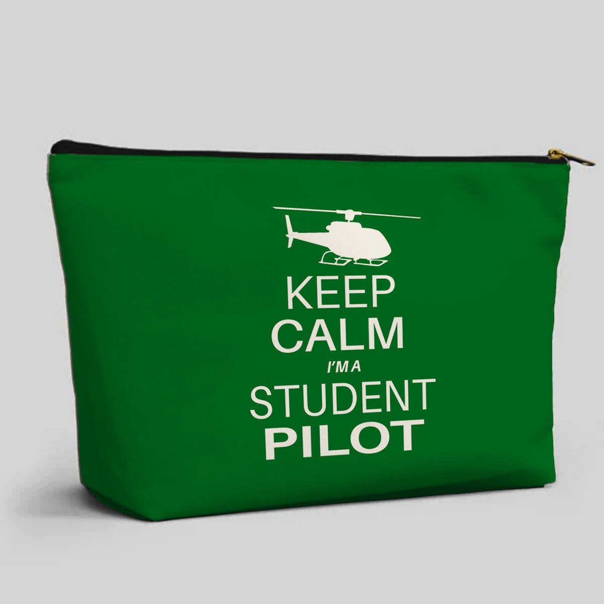 Student Pilot (Helicopter) Designed Zipper Pouch