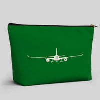 Thumbnail for Airbus A350 Silhouette Designed Zipper Pouch