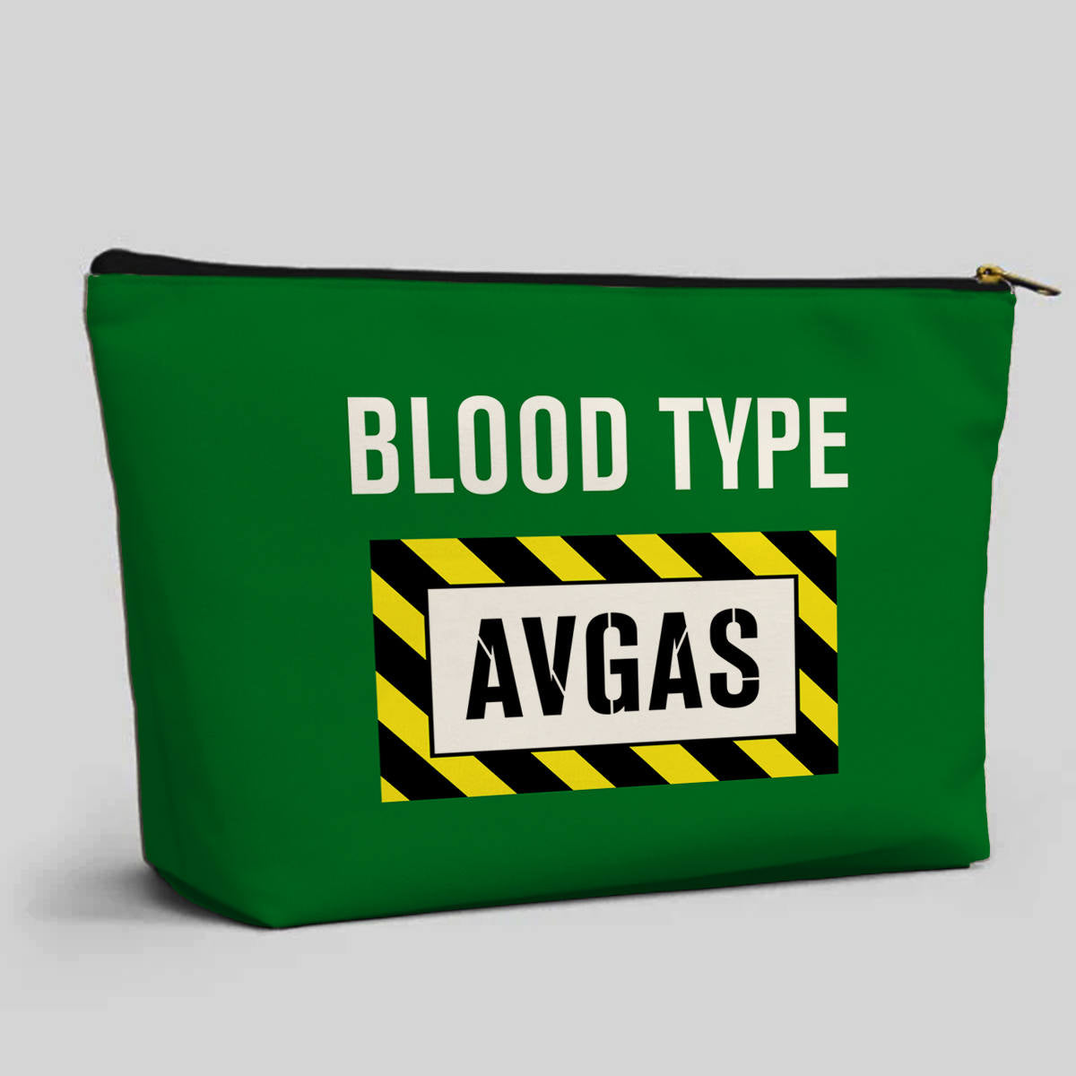 Blood Type AVGAS Designed Zipper Pouch