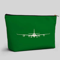 Thumbnail for Airbus A340 Silhouette Designed Zipper Pouch