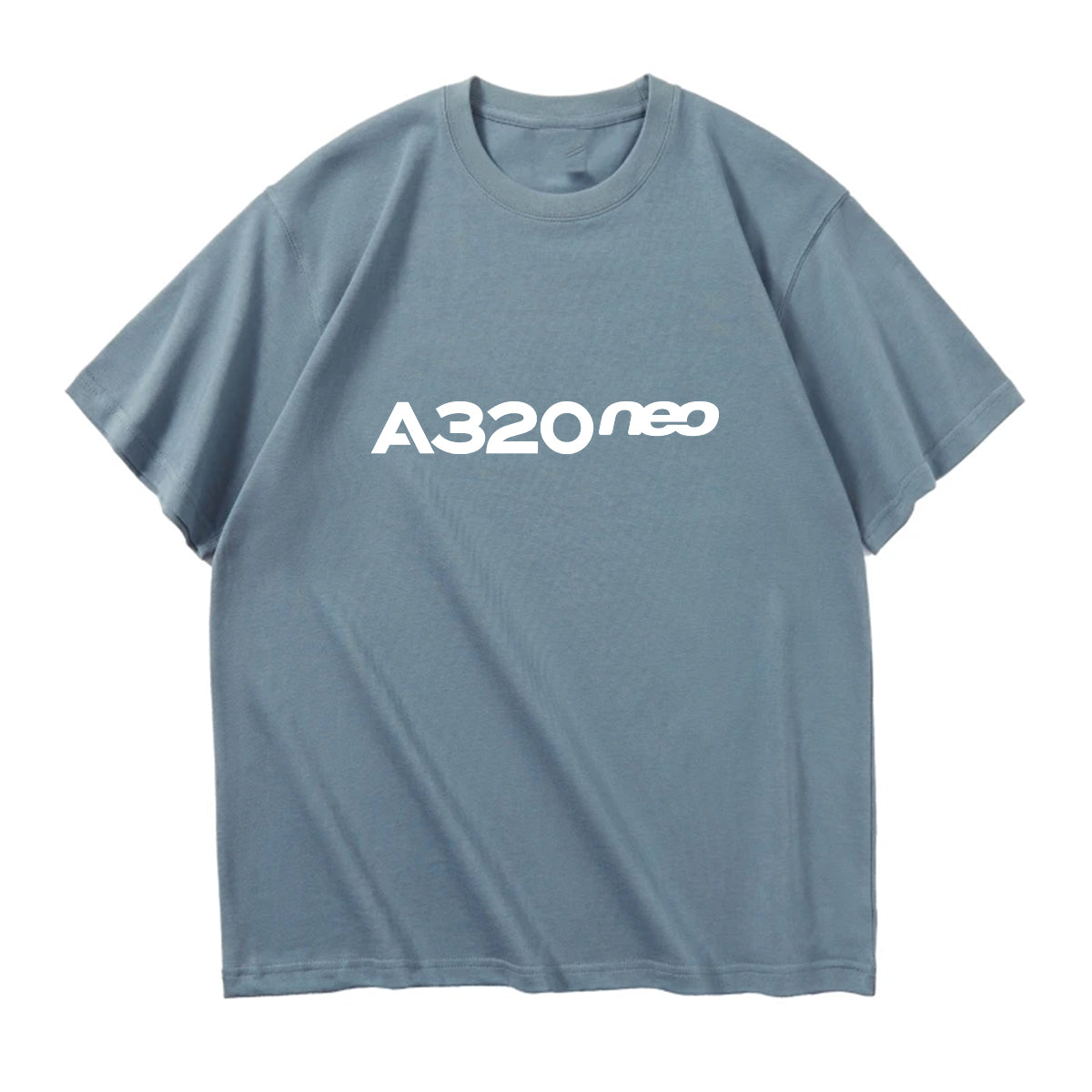 A320neo & Text Designed Relax Fit T-Shirts