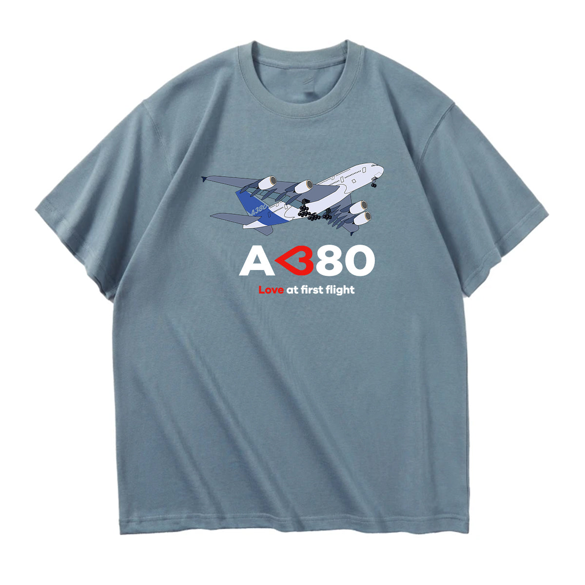 Airbus A380 Love at first flight Designed Relax Fit T-Shirts