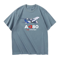 Thumbnail for Airbus A380 Love at first flight Designed Relax Fit T-Shirts