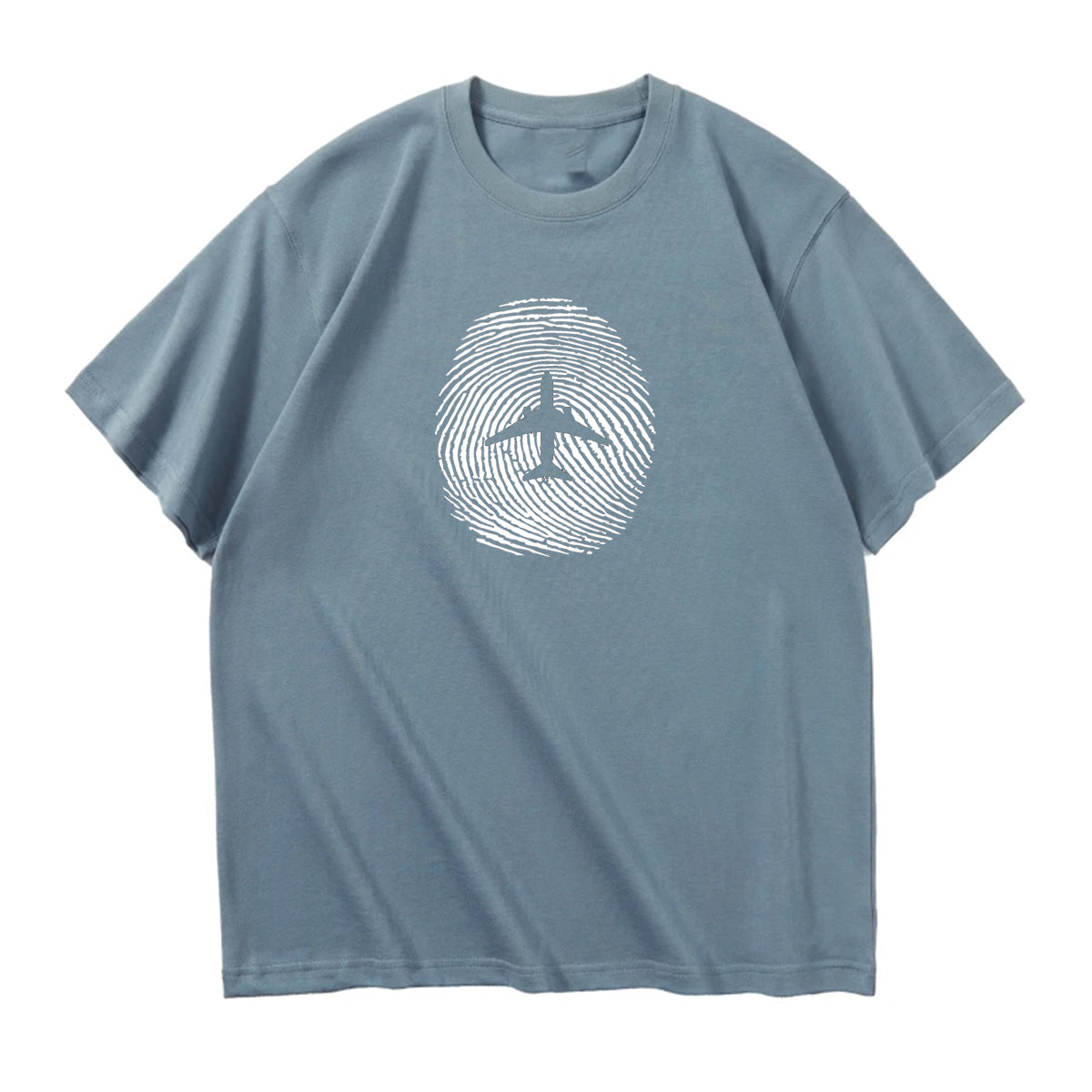 Aviation Finger Print Designed Relax Fit T-Shirts