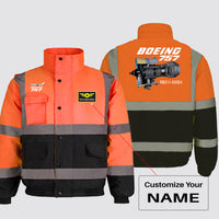 Thumbnail for Boeing 757 & Rolls Royce Engine (RB211) Designed Reflective Winter Jackets