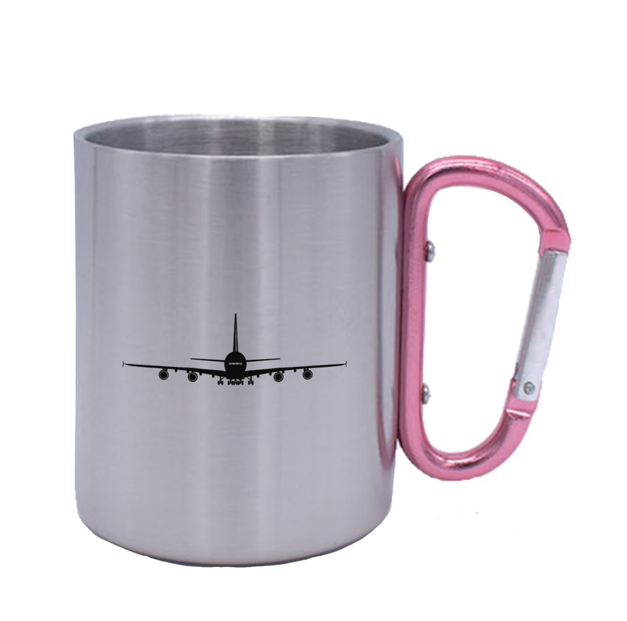 Airbus A380 Silhouette Designed Stainless Steel Outdoors Mugs