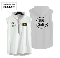 Thumbnail for Plane Crazy Designed Hooded Tank Tops