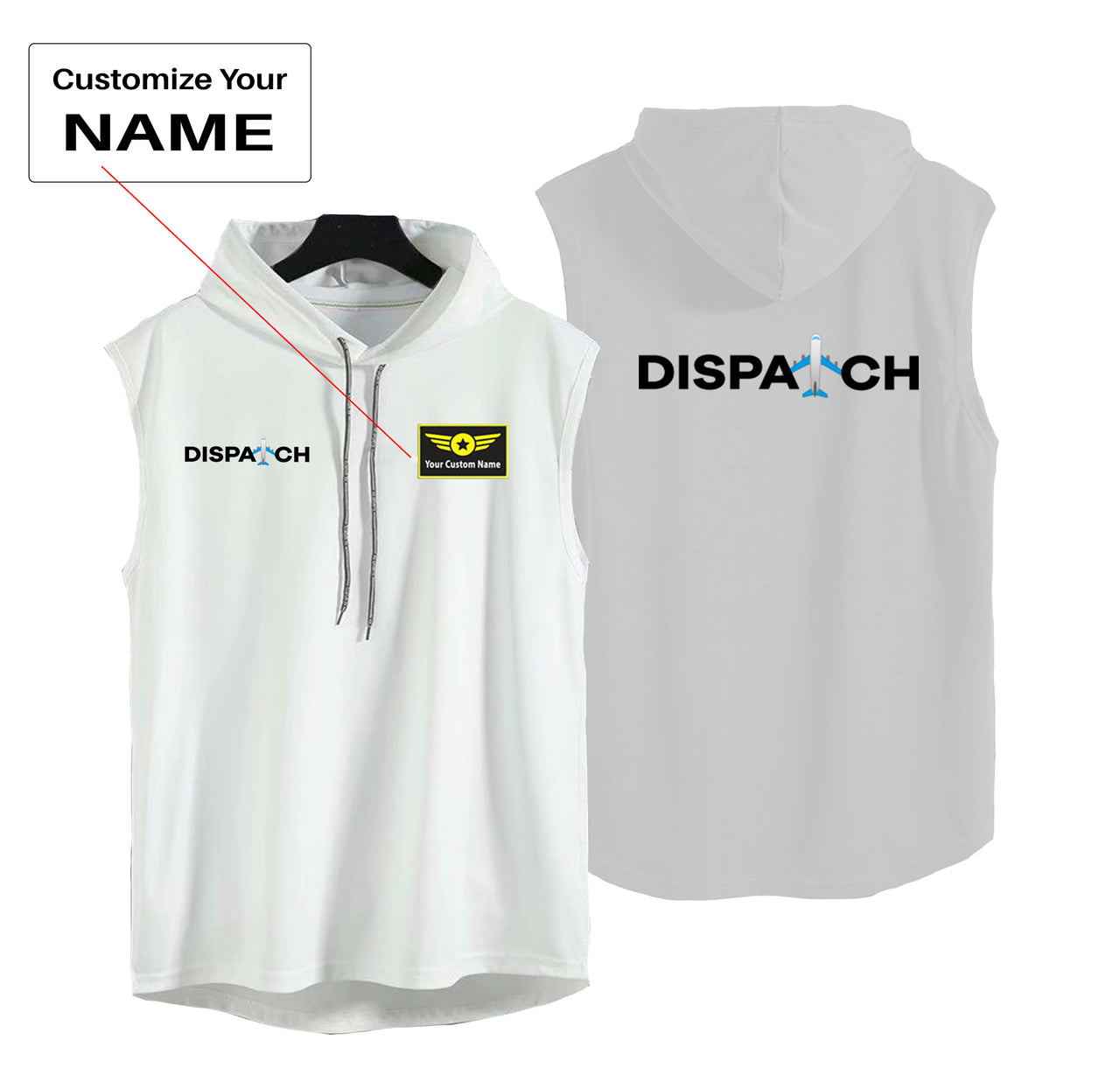 Dispatch Designed Hooded Tank Tops