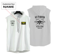 Thumbnail for Jet Fighter - The Sky is Yours Designed Hooded Tank Tops